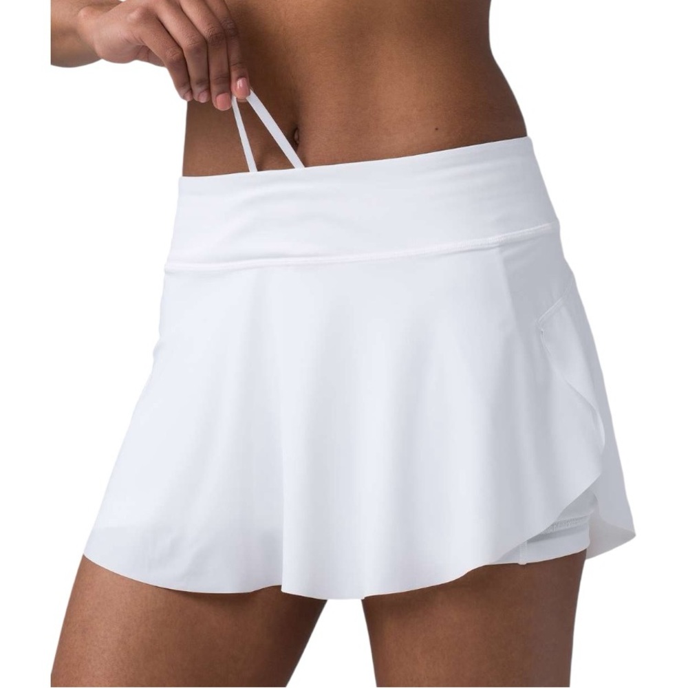 Lululemon Quick Pace Skirt Size 8 in White